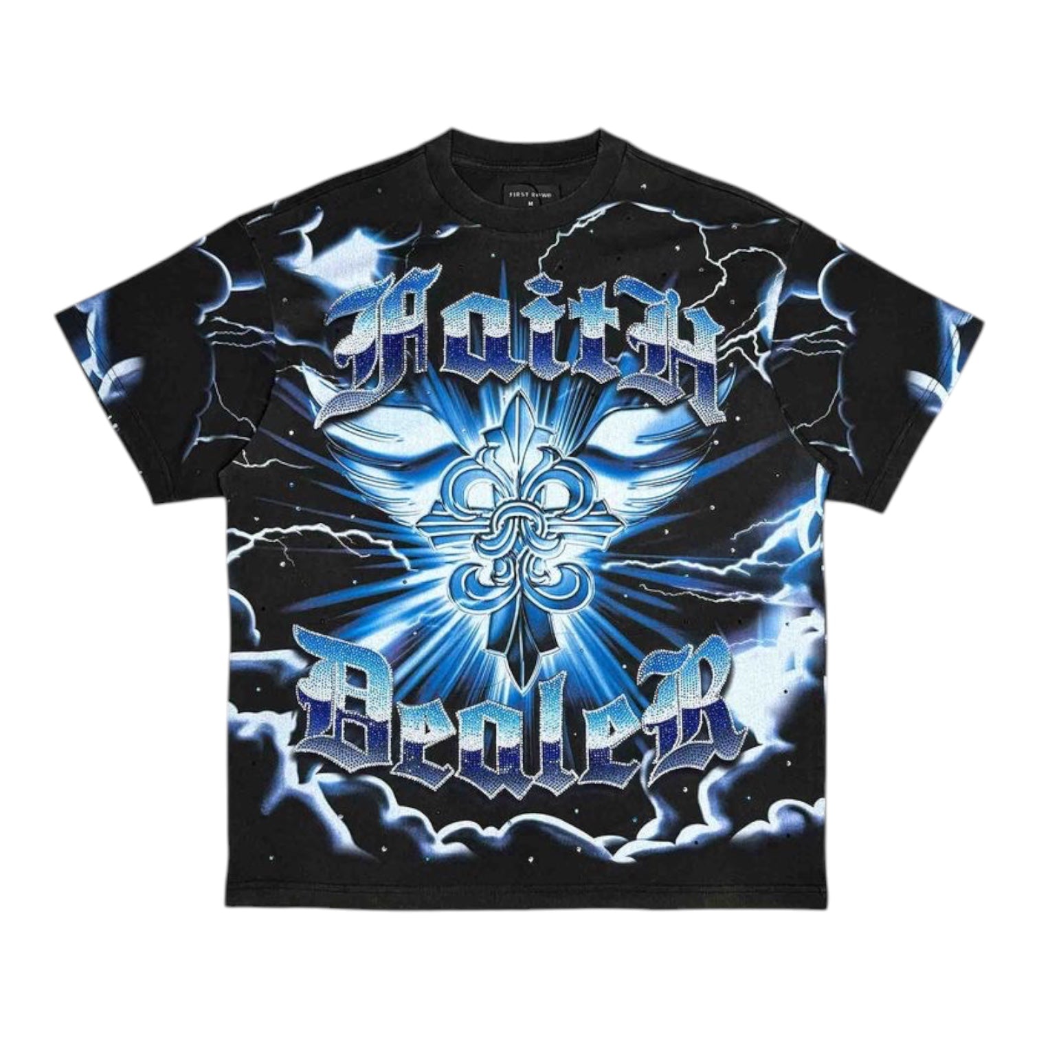 FIRST ROW: Faith Dealer Heaven Storm SS Tee FRT2266